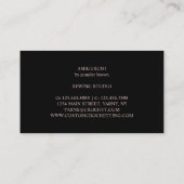 Carte De Visite Crochet à laine (Dos)