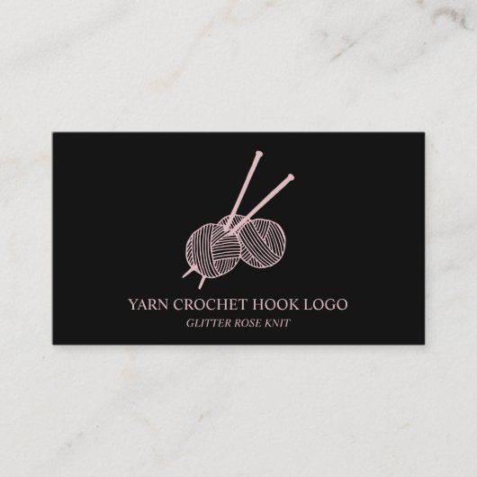 Carte De Visite Crochet à laine (Devant)