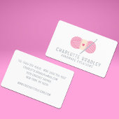 Carte De Visite Crochet artisanal simple et moderne