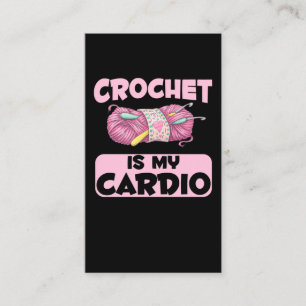 Carte De Visite Crochet Artisanat Mère Tante Fer Humour
