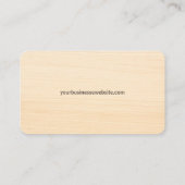 Carte De Visite Crochet de palette en bois professionnel rouge (Dos)