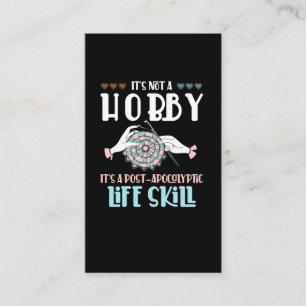 Carte De Visite Crochet Hobby Artisanat Yarn Lover