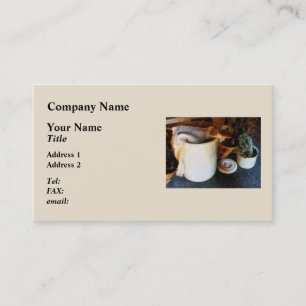 Carte De Visite Crock and Barrel