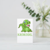 Carte De Visite Crocodile (Debout devant)