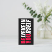 Carte De Visite Crois en toi (Debout devant)