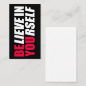 Carte De Visite Crois en toi (Devant / Derrière)