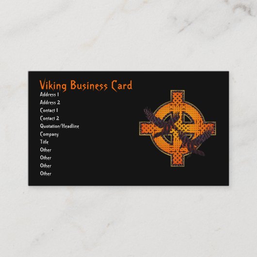 Carte de visite croisé de Viking (Devant)