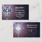 Carte de visite croisé tribal - Jésus (Devant / Derrière)