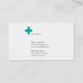 Carte de visite croisé vétérinaire de ı (Dos)