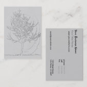 Carte De Visite Croissance de zen (Devant / Derrière)