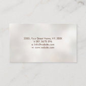 Carte De Visite Croissance éternelle - Golden Ratio Arbre Spiral (Dos)