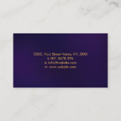 Carte De Visite Croissance éternelle - Golden Ratio Arbre Spiral (Dos)