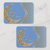 Carte De Visite Croissant du ramadan (Devant / Derrière)