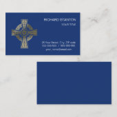 Carte De Visite Croix celtique (Devant / Derrière)