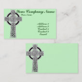 Carte De Visite Croix celtique 1 (Devant / Derrière)