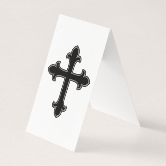 Carte De Visite Croix chrétienne (Devant)