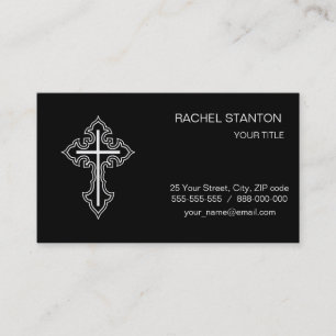 Carte De Visite Croix chrétienne
