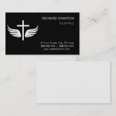 Carte De Visite Croix chrétienne (Devant / Derrière)