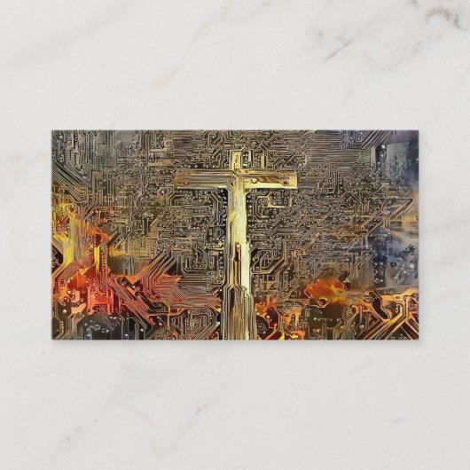 Carte De Visite Croix de Digitals (Devant)