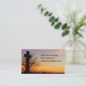 Carte De Visite Croix de la Dégrossir-Puissance Personalize-2 au (Debout devant)