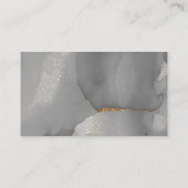 Carte De Visite Croix de marbre gris Pasteur ou diacre (Dos)