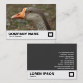 Carte De Visite Croix du cygne gris (Devant / Derrière)