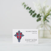 Carte De Visite croix du Précepteur (Debout devant)