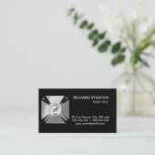 Carte De Visite Croix maçonnique (Debout devant)