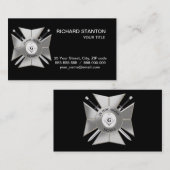 Carte De Visite Croix maçonnique (Devant / Derrière)