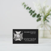 Carte De Visite Croix maçonnique (Debout devant)