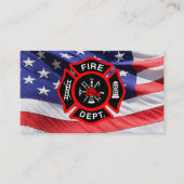 Carte De Visite Croix maltaise de drapeau américain de (Devant)