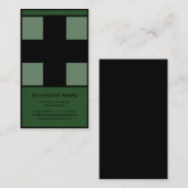 Carte De Visite croix médicale (Devant / Derrière)