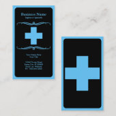 Carte De Visite croix médicale de mod (Devant / Derrière)