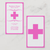 Carte De Visite croix médicale de mod (Devant / Derrière)