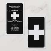 Carte De Visite croix médicale de mod (Devant / Derrière)