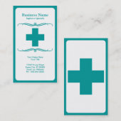 Carte De Visite croix médicale de mod (Devant / Derrière)