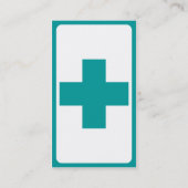 Carte De Visite croix médicale de mod (Dos)