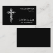 Carte De Visite Croix orthodoxe (Devant / Derrière)