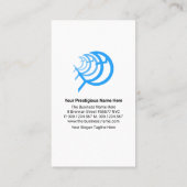 Carte De Visite Croix-Rouge-Blanc-Bleu Ichthus (Dos)