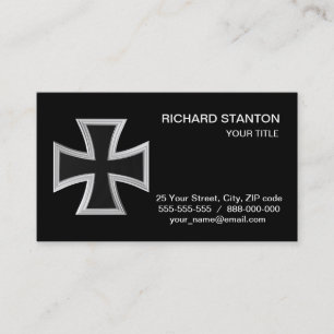 Carte De Visite Croix teutonique