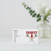 Carte De Visite Croquet (Debout devant)