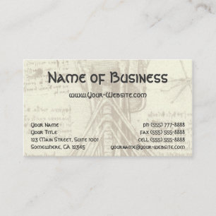 Carte De Visite Croquis anatomique de la colonne vertébrale de Léo