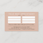 Carte De Visite Croquis de massage relaxant (Dos)