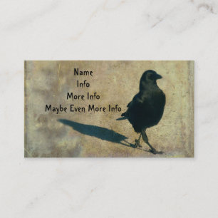 Carte De Visite Crow à pied