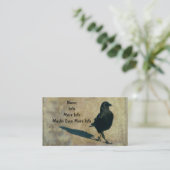 Carte De Visite Crow à pied (Debout devant)