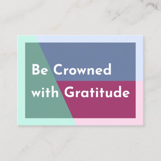 Carte De Visite Crowned Cards Business Card (Devant)