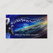 Carte De Visite Croyance - Les graines que vous semez et vos objec (Devant)