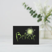 Carte De Visite Croyez (Debout devant)