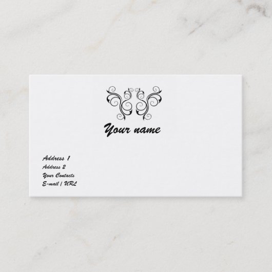 Carte De Visite Cru (Devant)