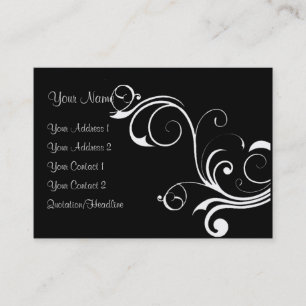 Carte De Visite Cru abstrait de blanc